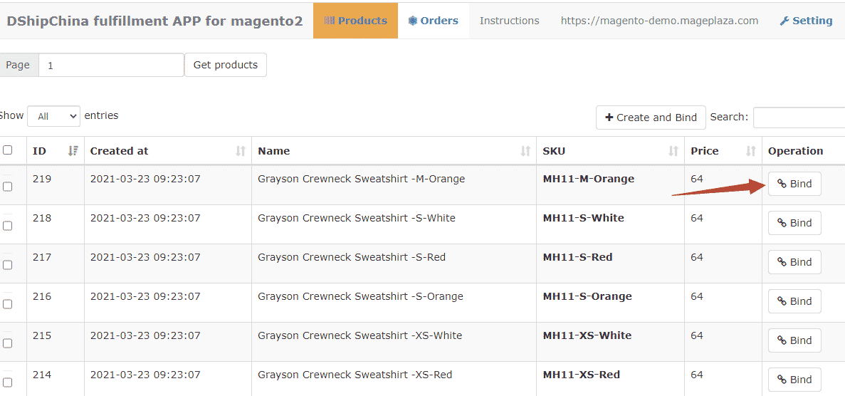 magento2 app for fulfillment guide